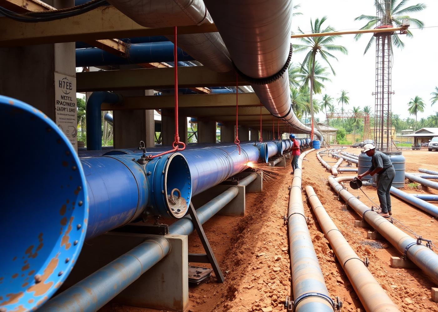 Industrial Pipeline Install